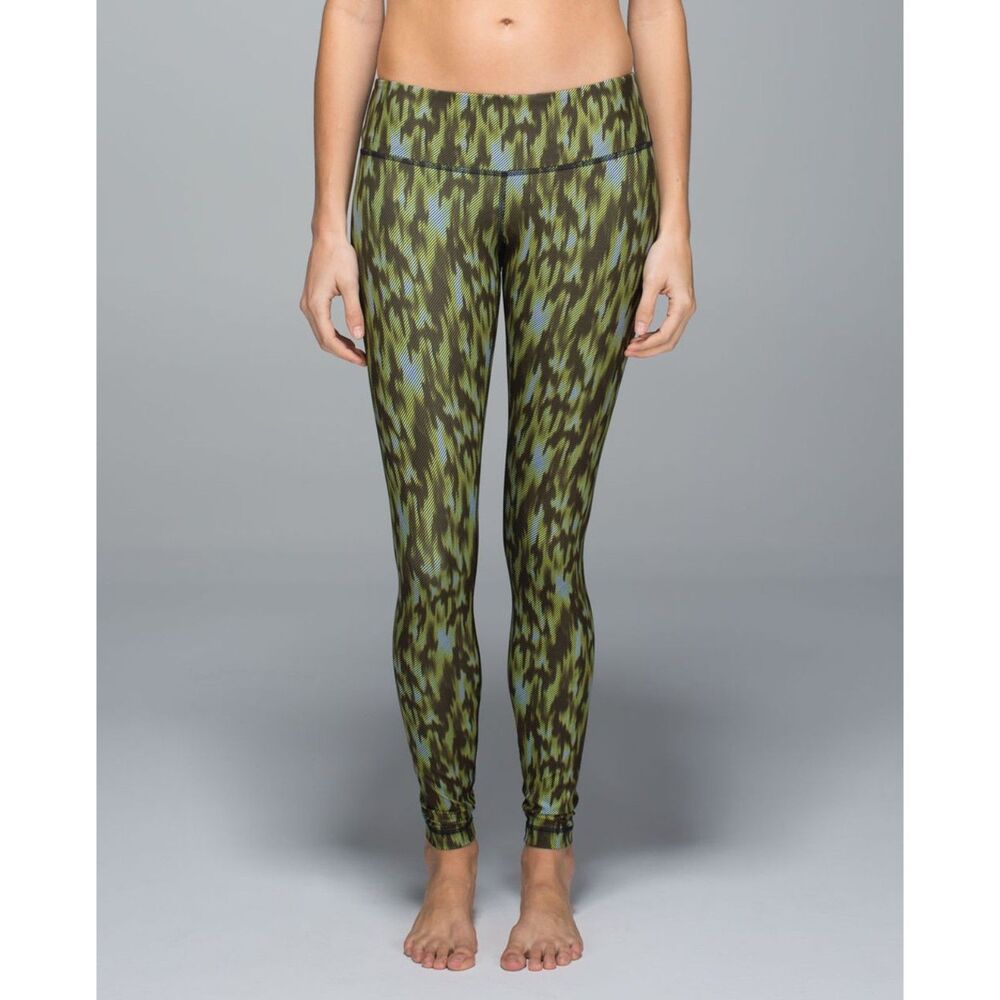Lululemon Wunder Under Pant Full-On Luxtreme 8 Lusche Telemark Pear Inkwell